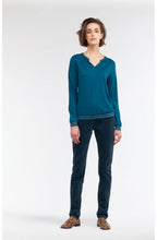 Deep Lagoon Velvet Trousers