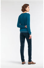 Deep Lagoon Velvet Trousers