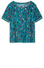 Deep Lake Patterned Blouse