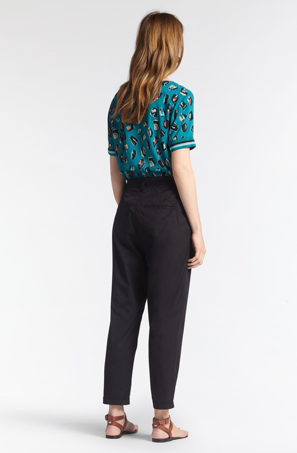 Deep Lake Patterned Blouse