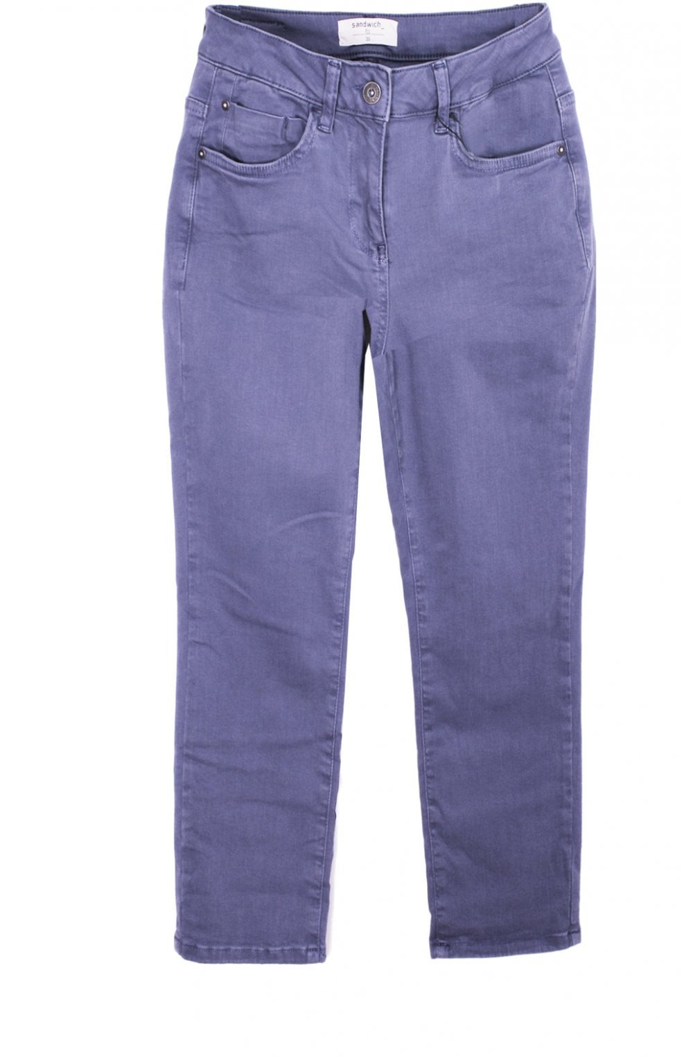 Deep Lilac Cropped Trousers