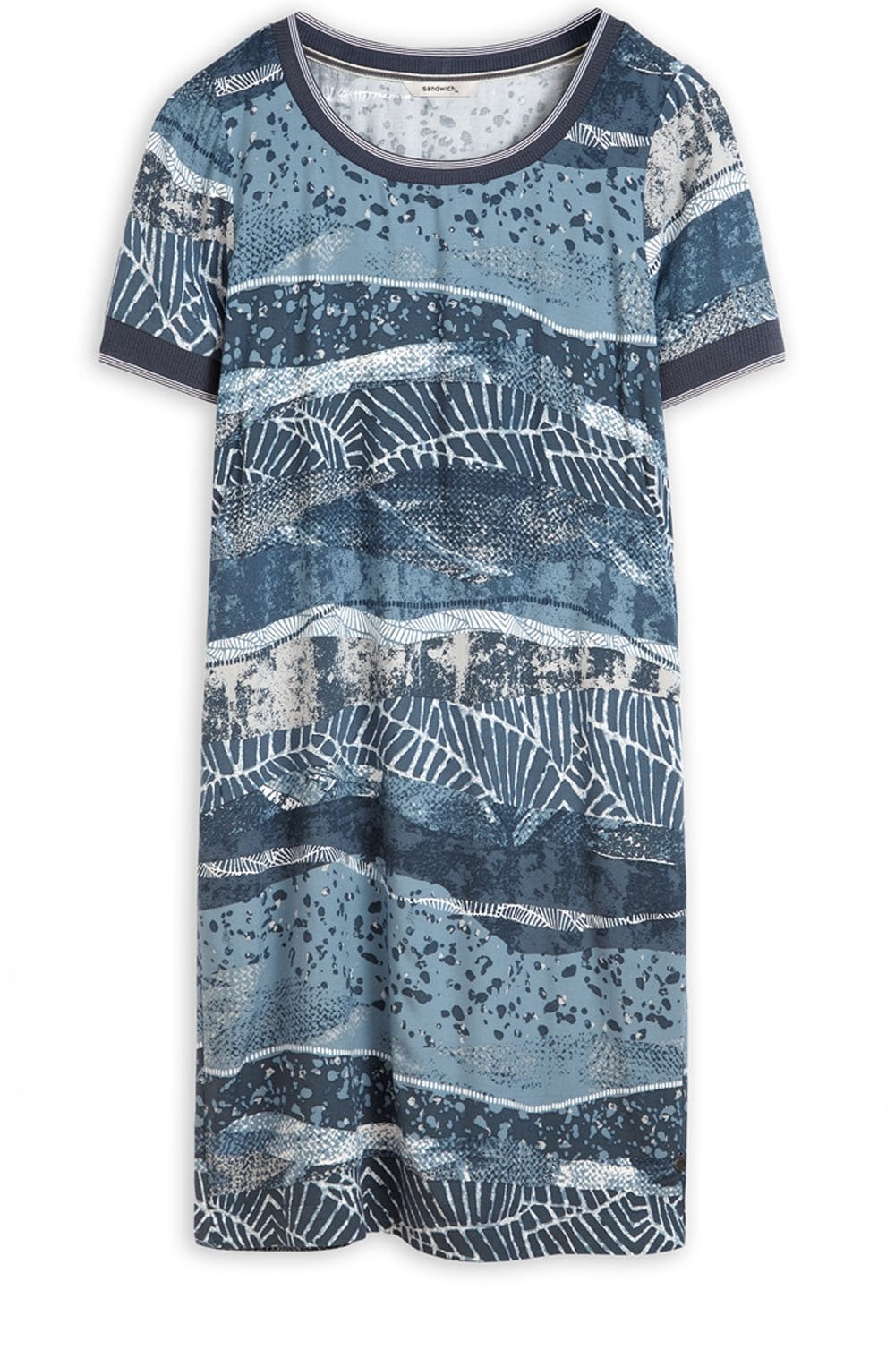 Deep Water Patterned Dress