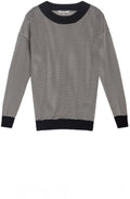 Embossed Striped Jumper