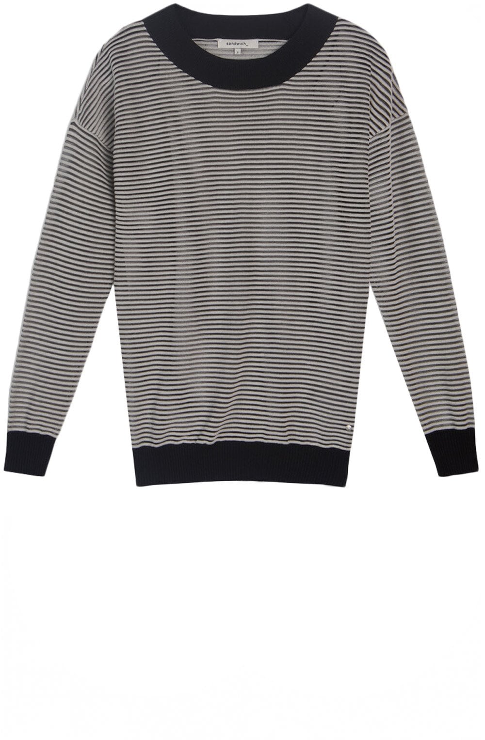 Embossed Striped Jumper