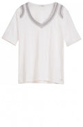 Embroidered Detailed T Shirt