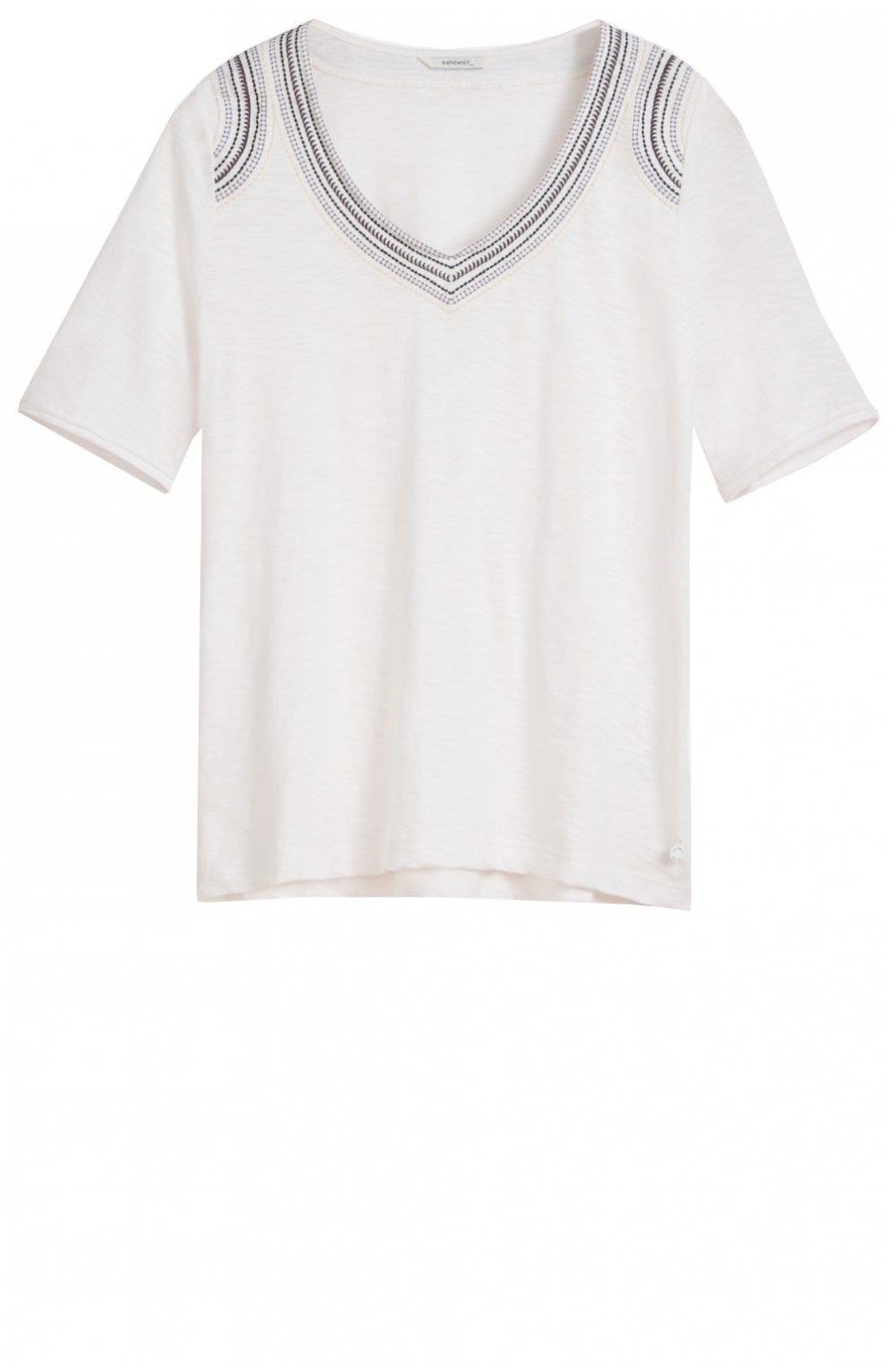 Embroidered Detailed T Shirt