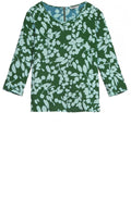 Emerald Patterned Blouse