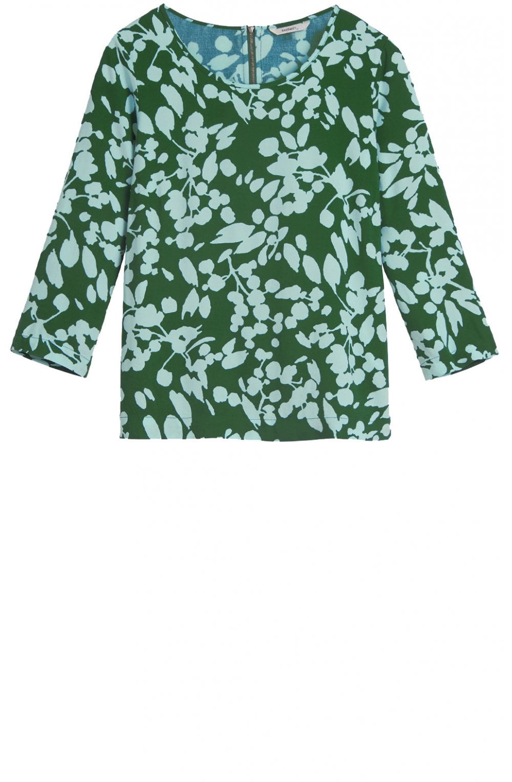 Emerald Patterned Blouse