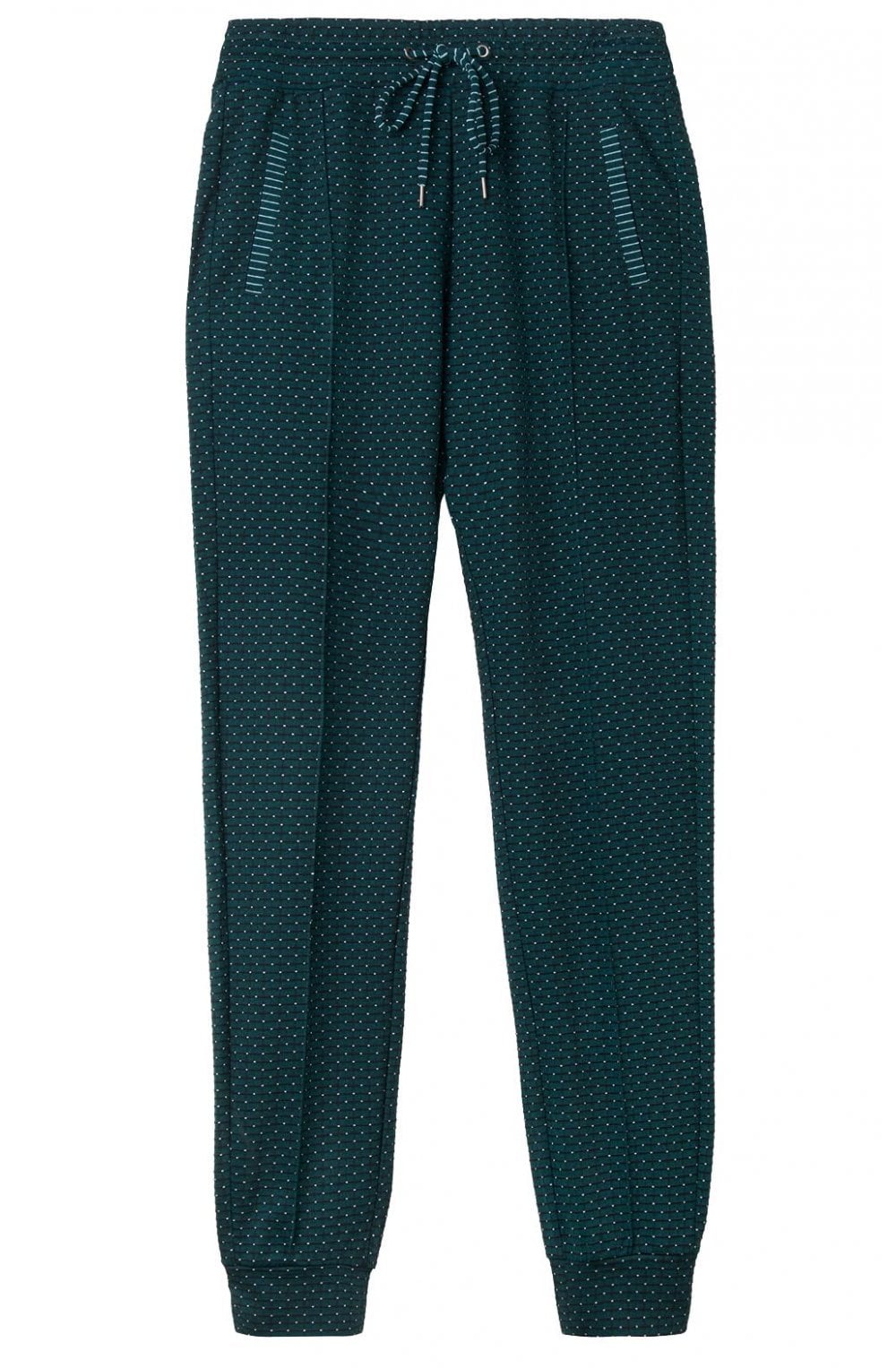 Emerald Patterned Trousers