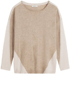 Faded Sand Fine Knit Jumper