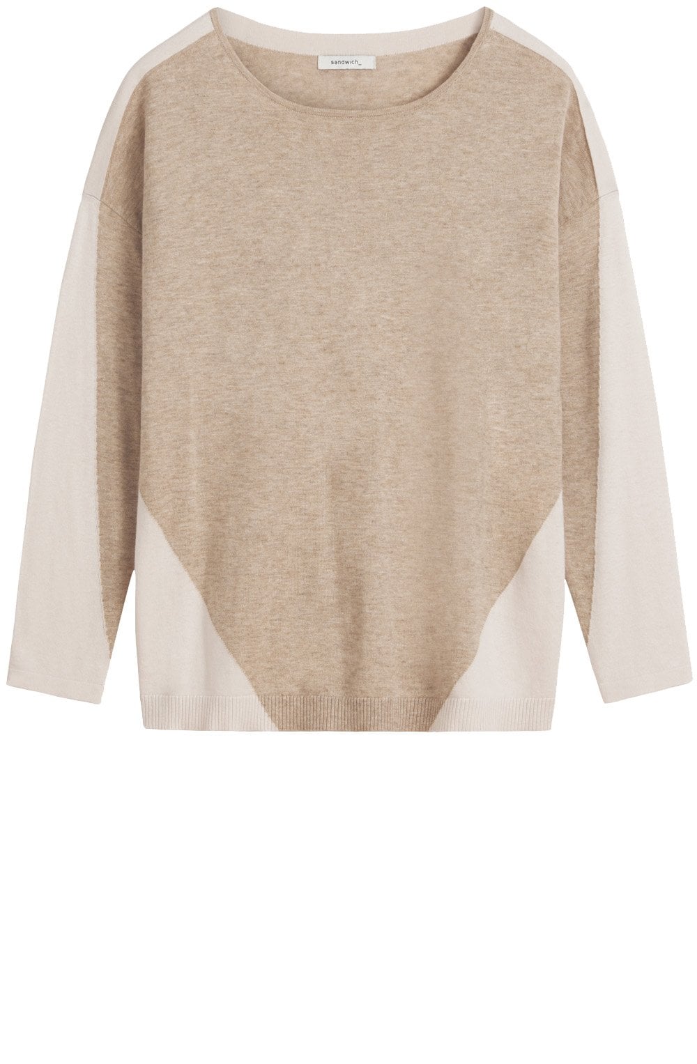 Faded Sand Fine Knit Jumper
