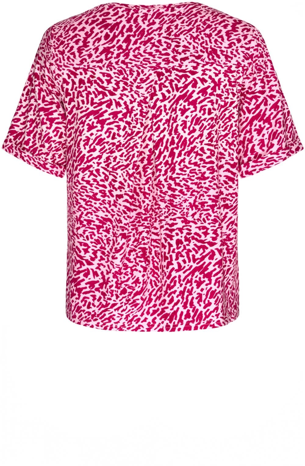 Festival Fuchsia Bold Print Jersey T Shirt