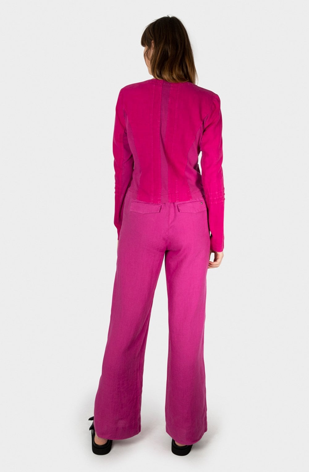 Festival Fuchsia Linen Jacket