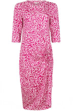 Festival Fuchsia Ruched Detail Jersey Dress