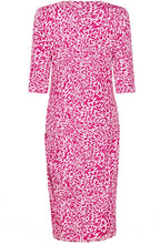 Festival Fuchsia Ruched Detail Jersey Dress