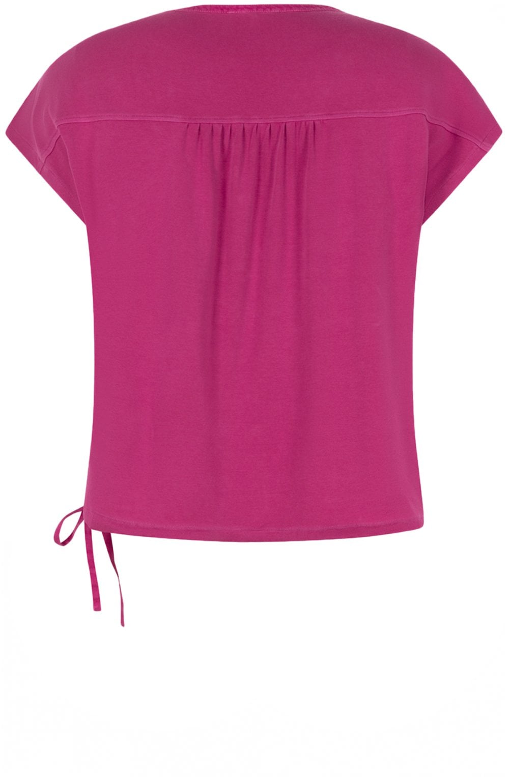 Festival Fuchsia Tie Detail Linen Top
