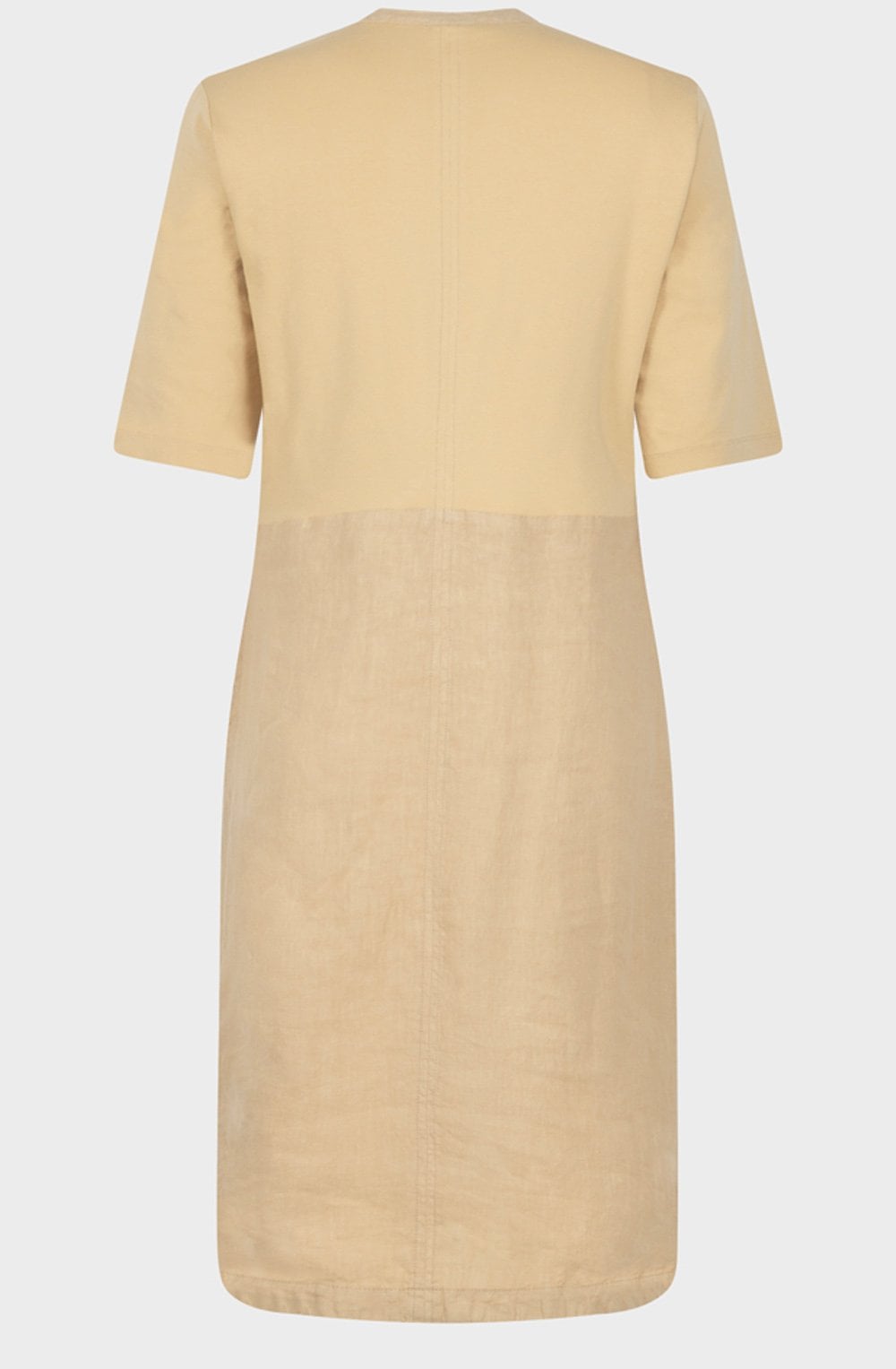 Fields of Rye Linen and Contrast Jersey Dress