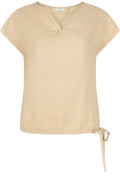 Fields of Rye Tie Detail Linen Top