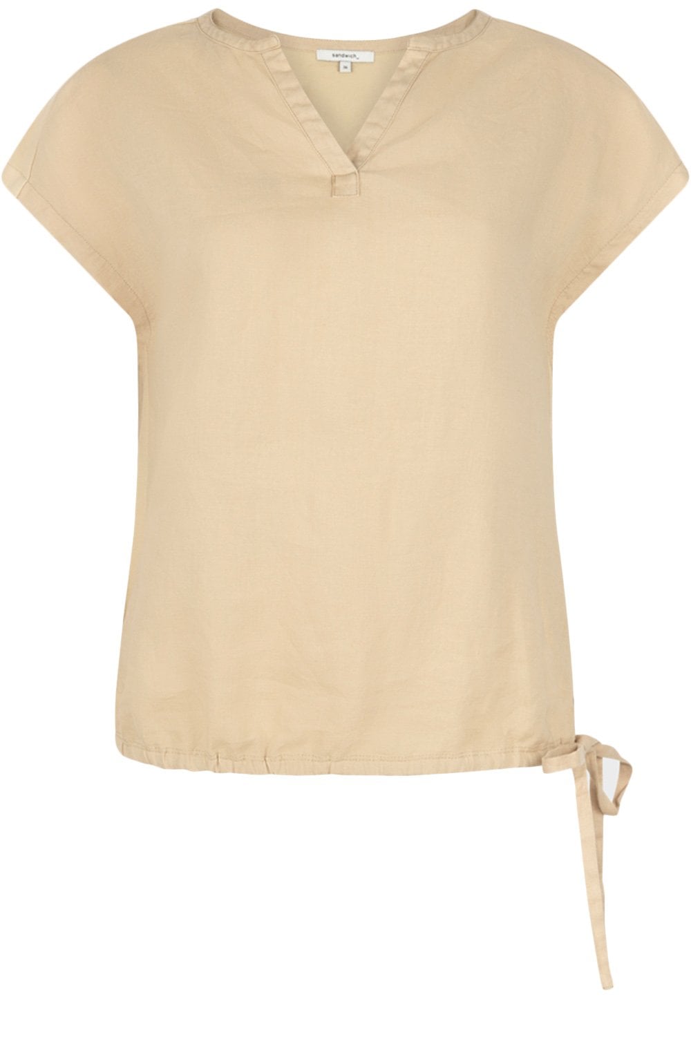 Fields of Rye Tie Detail Linen Top
