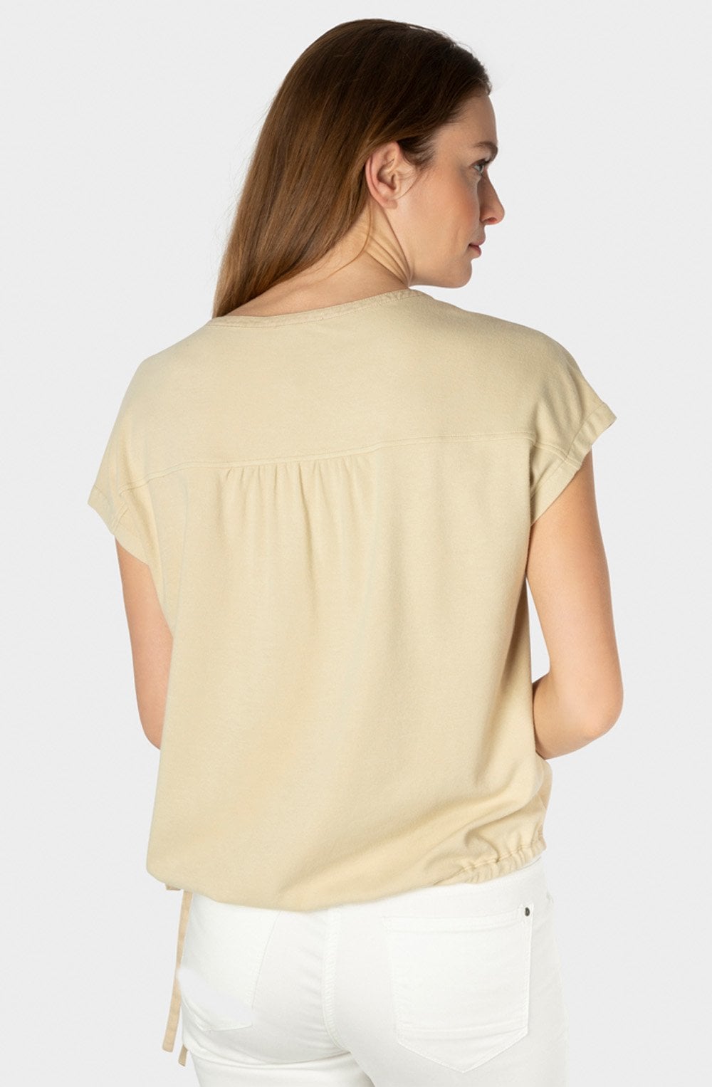 Fields of Rye Tie Detail Linen Top
