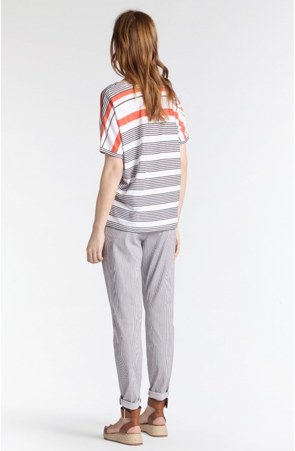 Fine Stripe Slim Fit Trousers