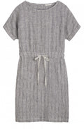 Fine Striped Linen Dress