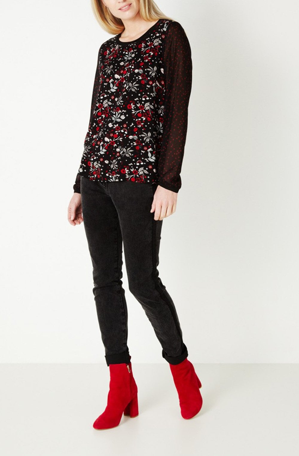 Floral Print Blouse