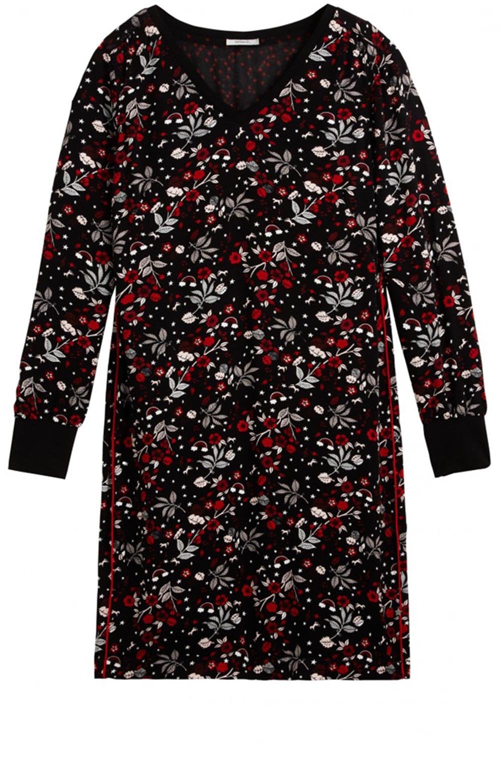 Floral Print Shift Dress