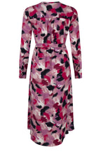 Foxglove Hazy Blur Belted Dress