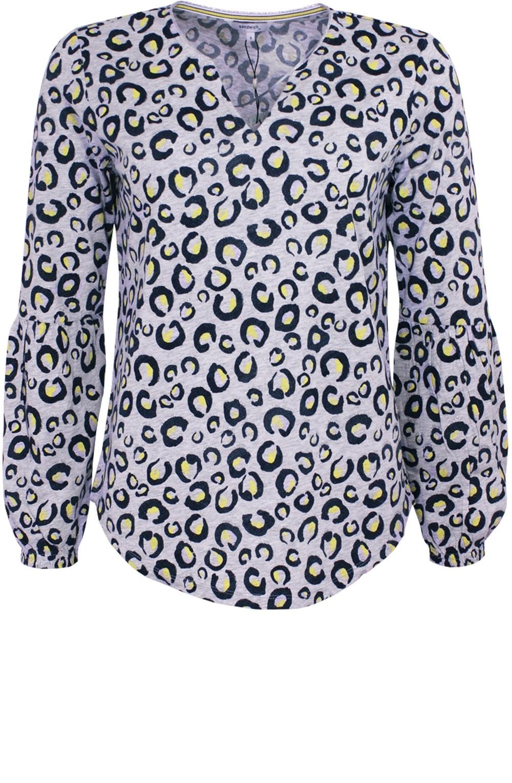 Fresh Grey Animal print Top