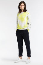 Fresh Grey Striped Sweater