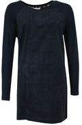 Front Suede Effect Dress