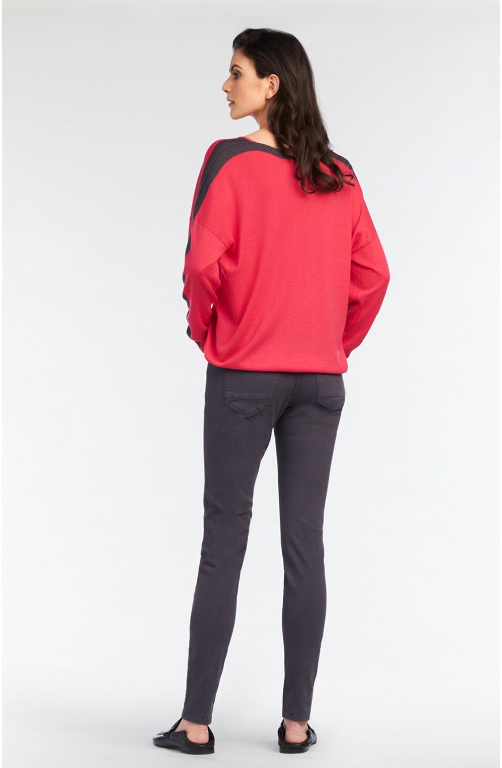 Fuchsia Fine Knit Jumper