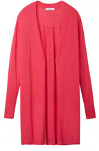 Fuchsia Long Line Cardigan