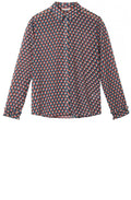 Geometric Print Blouse