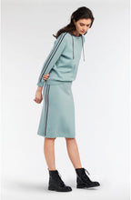 Granite Green Fine Knit Skirt