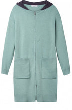 Granite Green Long Line Cardigan