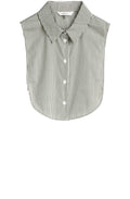 Green and white blouse Insert