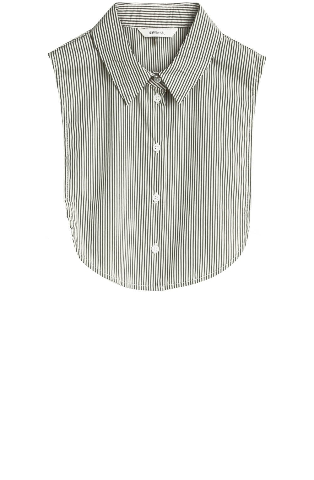 Green and white blouse Insert