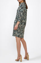Green Bold Print Dress