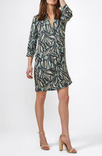 Green Bold Print Dress