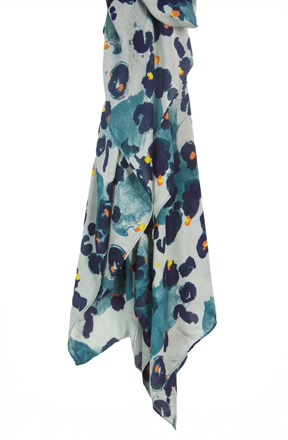 Green Bold Print Scarf