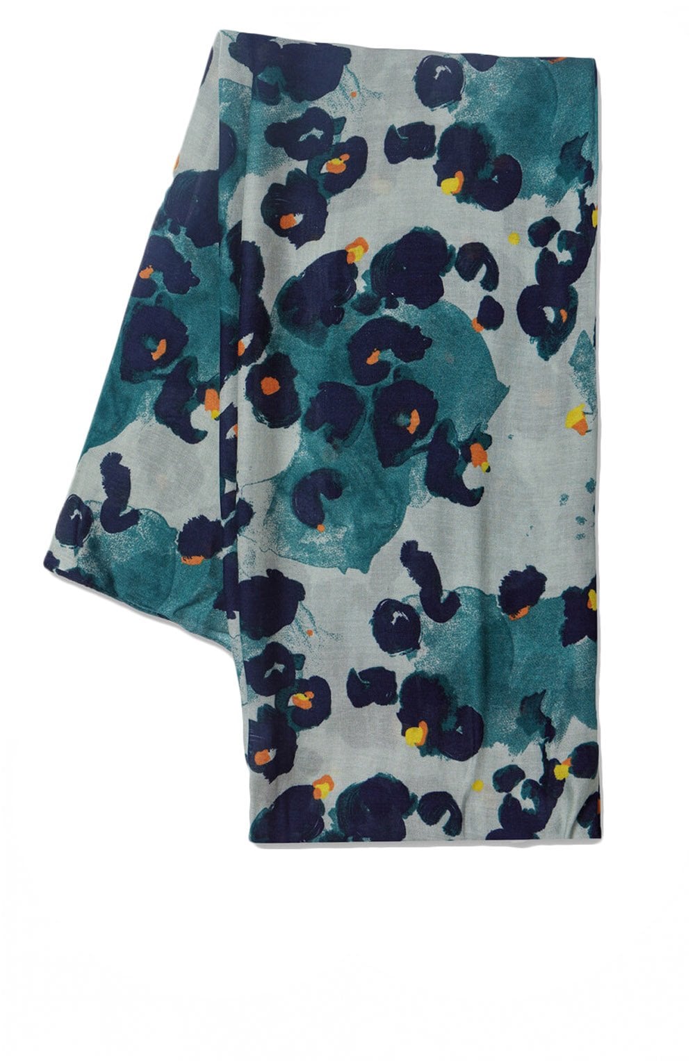 Green Bold Print Scarf