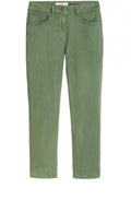 Green Cropped Jeans