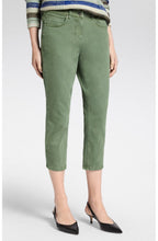 Green Cropped Jeans
