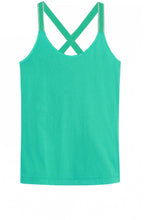 Green Cross Back Vest Top