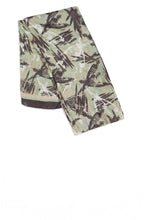 Green Graphic Print Scarf