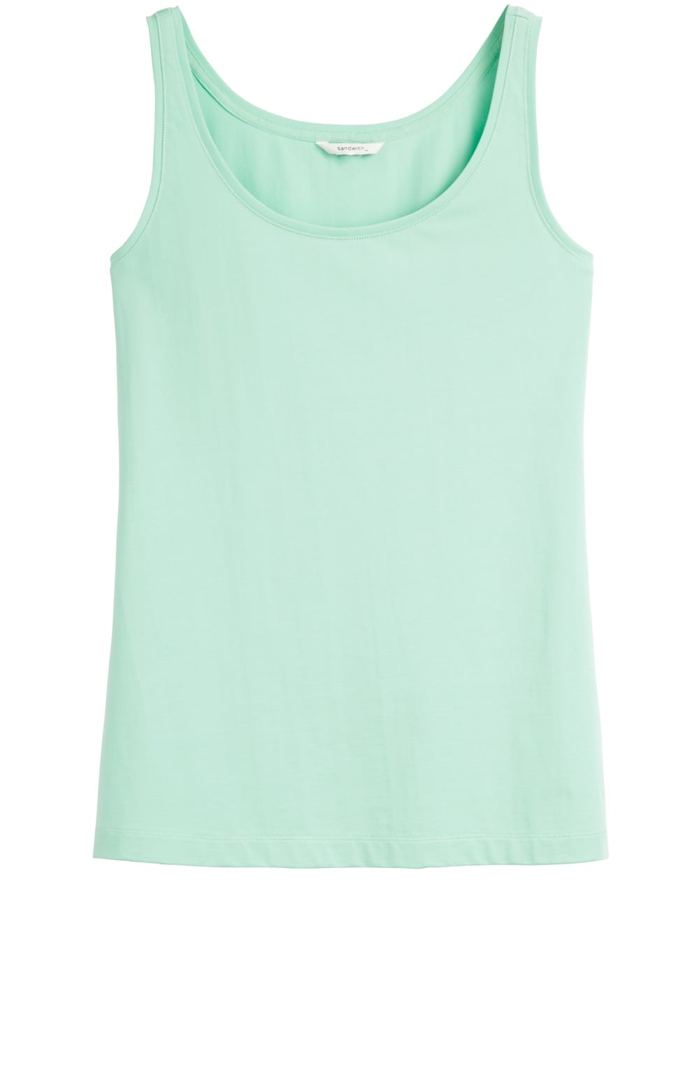 Green Jersey Vest Top
