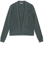 Green Open Front Cardigan