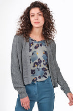 Green Open Front Cardigan